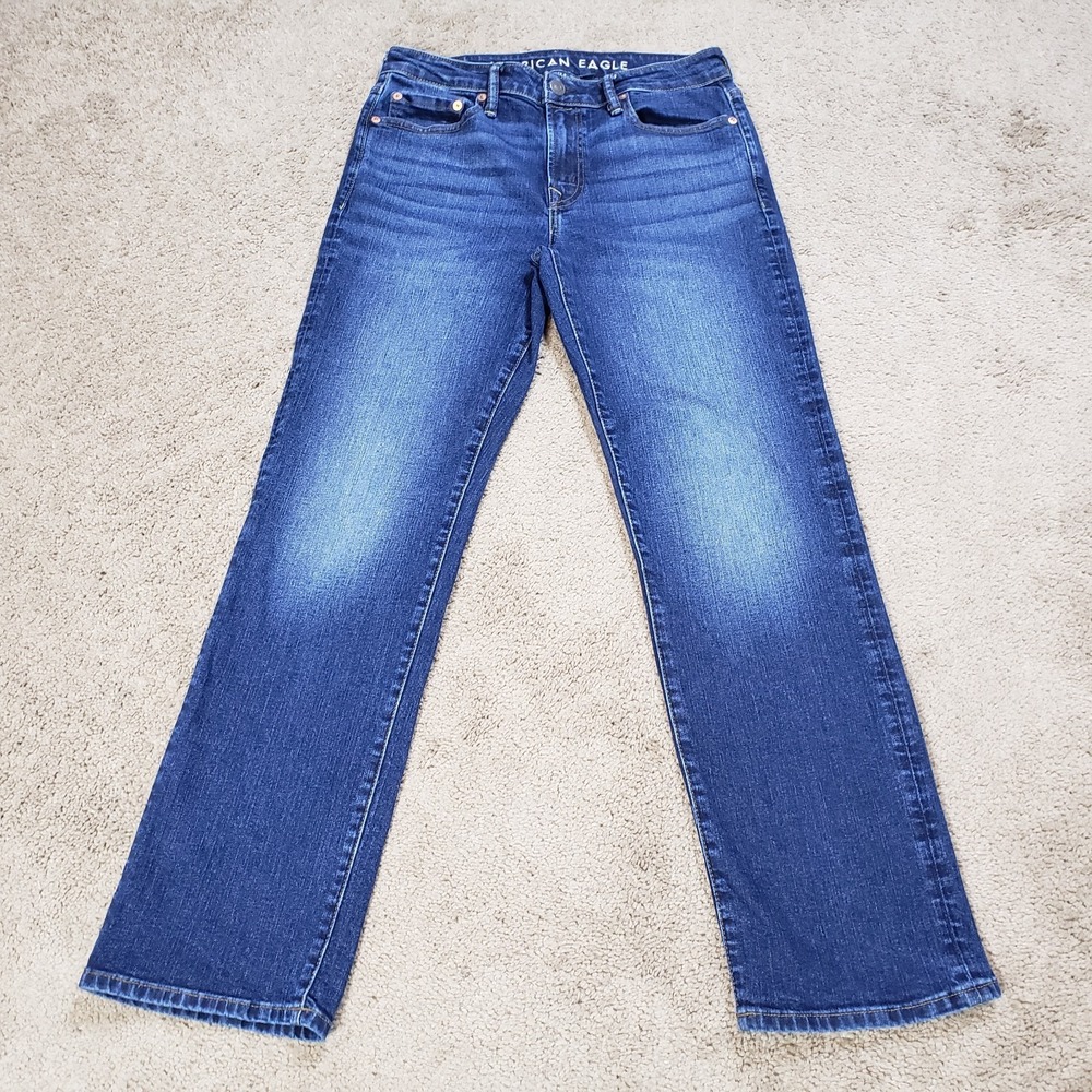American Eagle Jeans Men 30x32* Blue Original Bootcut Stretch‎ Denim Med Wash A